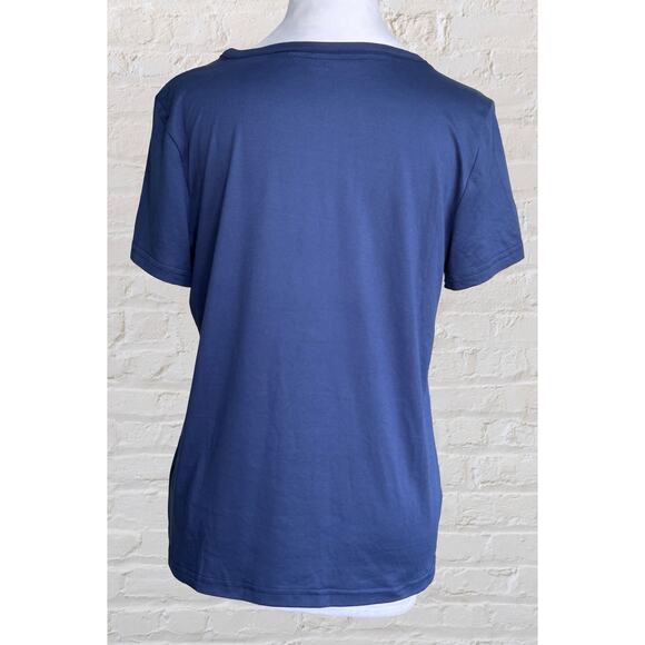 Life Is Good Navy Halloween Dog Pumpkin Short Sleeve T Shirt Small Fall NWOT - Picture 2 of 5